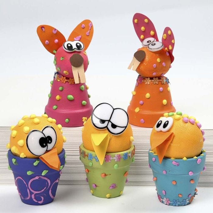 Puffed Up Easter Creatures