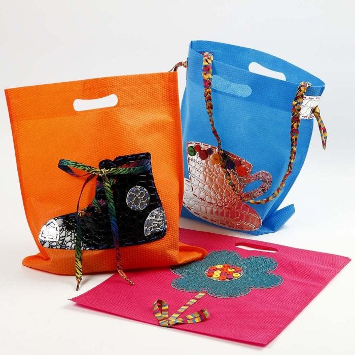 Multi-Bags with Snakeskin Plastic Foil