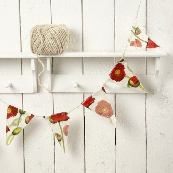 Poppy Bunting