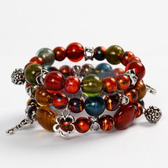 Bracelets with Glass Beads