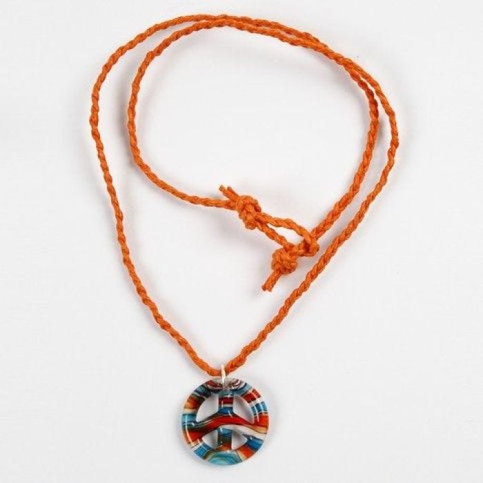 A Peace Sign in Cotton Cord