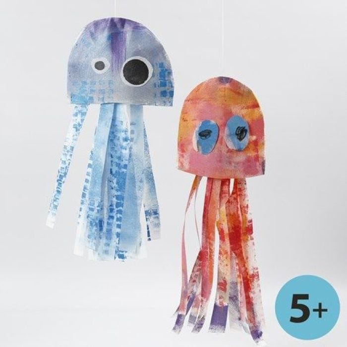 Jellyfish and Stinging Jellyfish made from Imitation Fabric