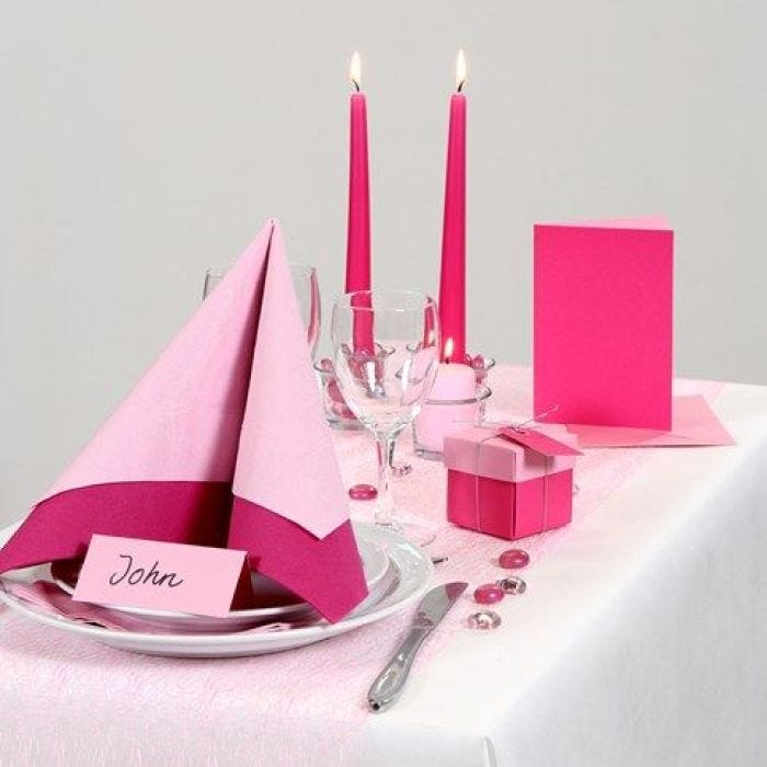 Inspiración para una fiesta en rosa y blanco 