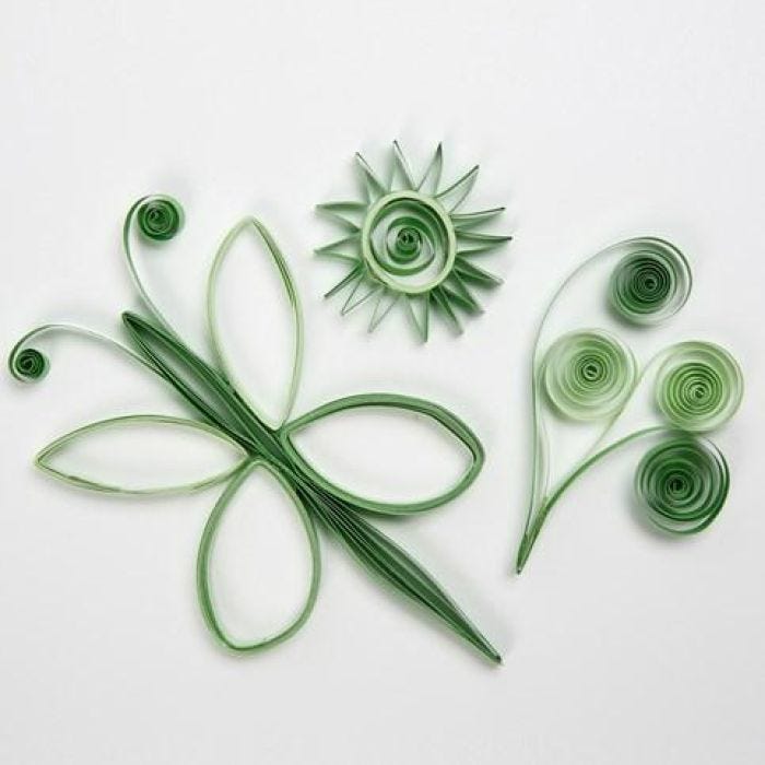 Paper Shapes made from Quilling Paper Strips