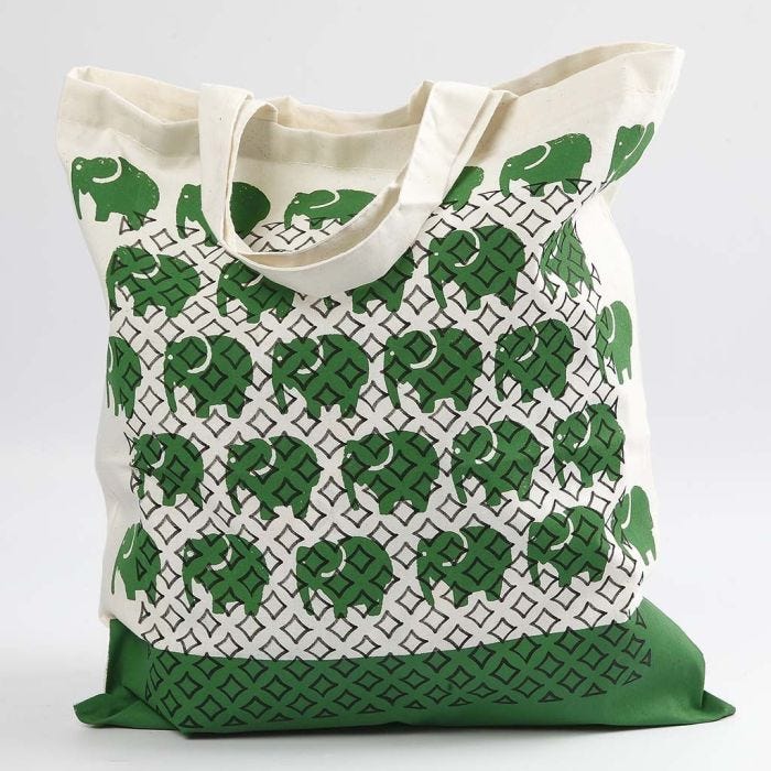 Bolsa de la compra con estampados