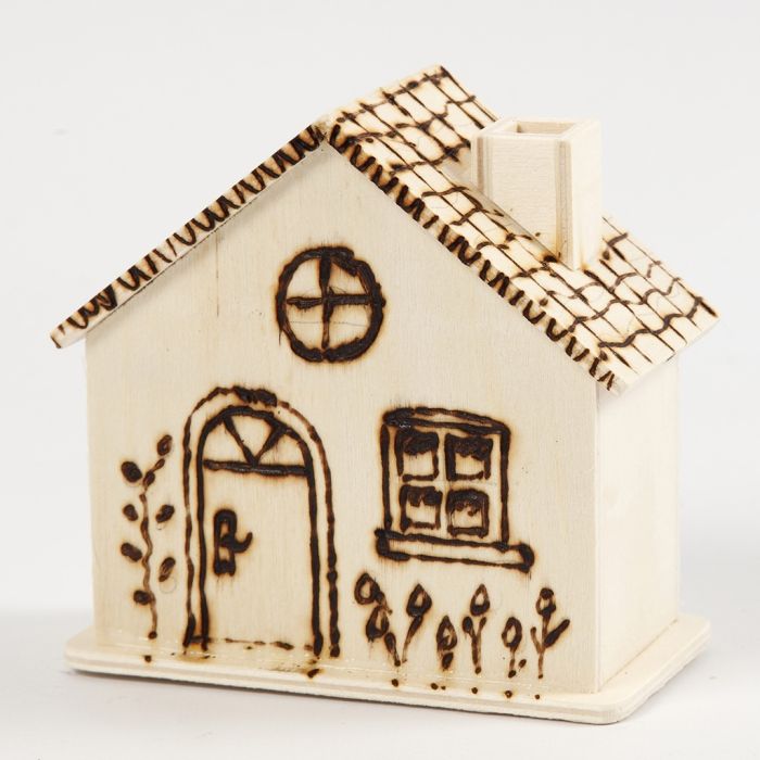 Marca con una herramienta de pirograbado