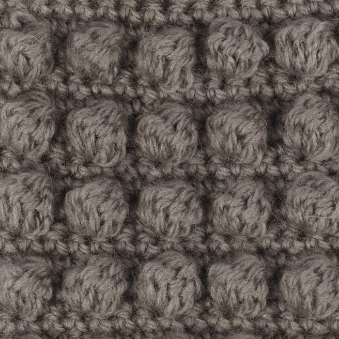 Cómo tejer puntos Bobble o garbanzo