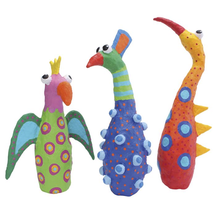 Pájaros de botella imaginativos