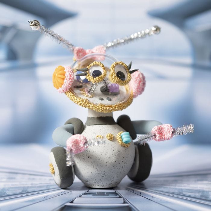 Niña robot