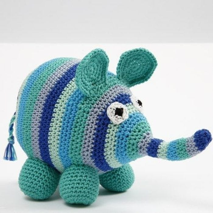 Un elefante de crochet