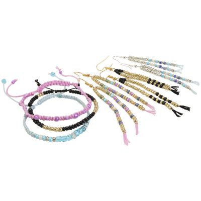 Joyería elegante con cuentas de semillas de Rocaille