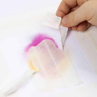 Cómo utilizar cinta de carrocero para crear líneas y efectos nítidos con pasteles al óleo