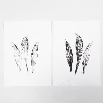 Cómo hacer impresiones en gel con diseños naturales 