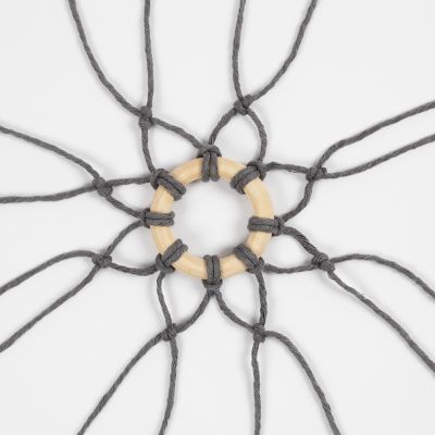 Cómo hacer un nudo macramé doble de medio enganche
