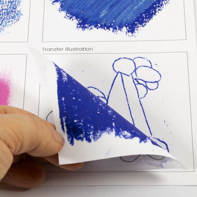 Cómo transferir un diseño con pasteles al óleo