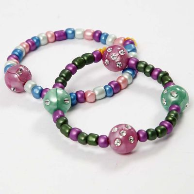 Pulseras con cuerda elástica