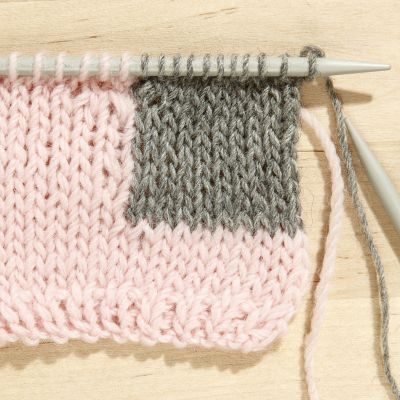 Cómo tejer la técnica Intarsia