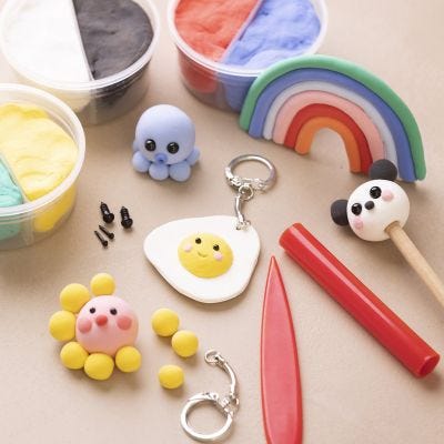 Kit de manualidades para principiantes: Aprende a modelar con Silk Clay®