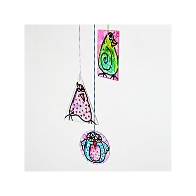 Glass Plates become Birds