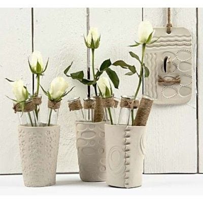 Vases of Self-hardening Clay