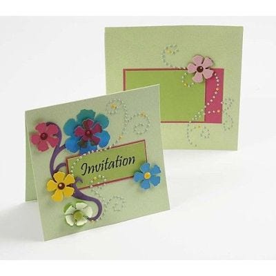 An Invitation with Flowers