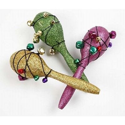 Maracas with Glitter