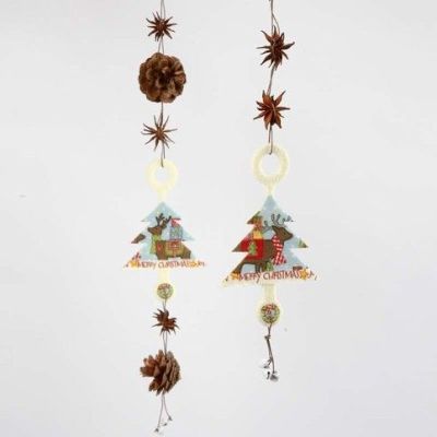 Hanging Decorations with Felt Shapes