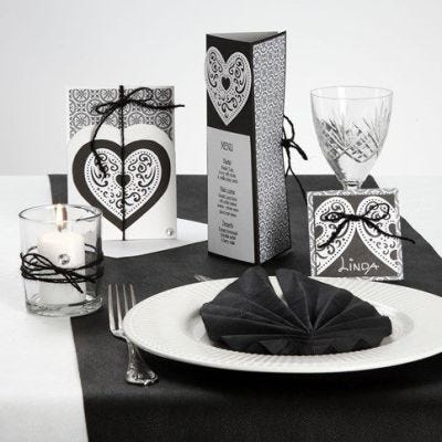 Serie de postales con papel estampado