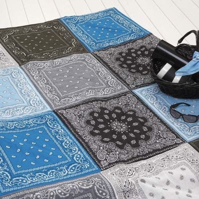 Colcha con bandanas