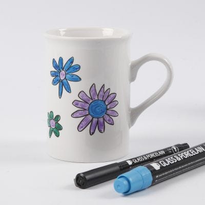 Pintar sobre porcelana