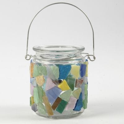 Mosaicos sobre vidrio