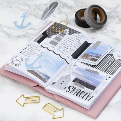 Memorias de viaje en Bullet journal y planificador