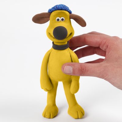 Bitzer de la Oveja Shaun modelado con Silk Clay y Foam Clay