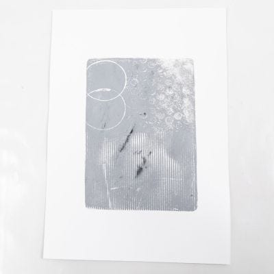 Cómo hacer impresiones en gel con textura