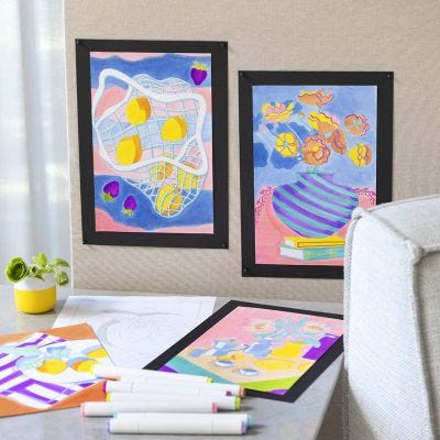 Ilustraciones pintadas por números