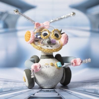Niña robot