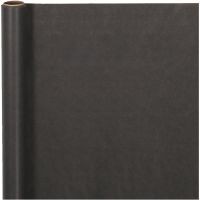 Papel de regalo, A: 50 cm, 60 gr, negro, 5 m/ 1 rollo