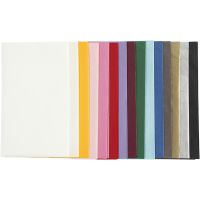 Papel de seda, 50x70 cm, 14 gr, surtido de colores, 15x2 hoja/ 1 paquete