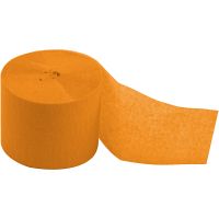 Rollos de Papel Crespón, L. 20 m, A: 5 cm, amarillo, 20 rollo/ 1 paquete