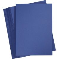 Cartulina de color, A4, 210x297 mm, 180 gr, azul oscuro, 100 hoja/ 1 paquete