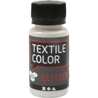 Textile Color, purpurina, transparente, 50 ml/ 1 botella