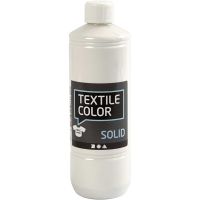 Textile Solid , opaco, blanco opaco, 500 ml/ 1 botella