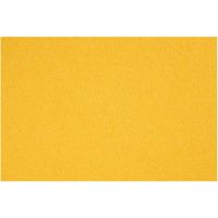 Fieltro para manualidades, 42x60 cm, grosor 3 mm, amarillo, 1 hoja