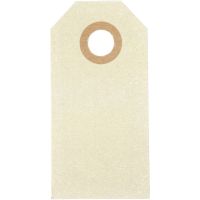 Etiqueta, medidas 3x6 cm, 250 gr, crema, 1000 ud/ 1 paquete