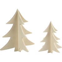 Árbol de Navidad 3D, A: 13+18 cm, 2 ud/ 1 paquete