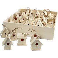 Casas de pájaros, A: 7 cm, 6x10 ud/ 1 paquete