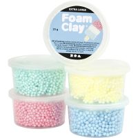 Foam Clay Extra Large, surtido de colores, 5x25 gr/ 1 paquete