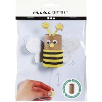 Mini Kit de manualidades, Papel higiénico para abeja saltarina, 1 set