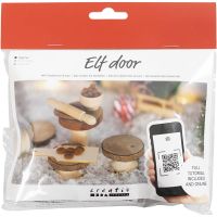 Mini Kit de manualidades Puerta de Elfo, Galletas para hornear, 1 paquete