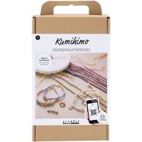 Kit de manualidades para principiantes Kumihimo, Pulsera de la amistad, 1 paquete